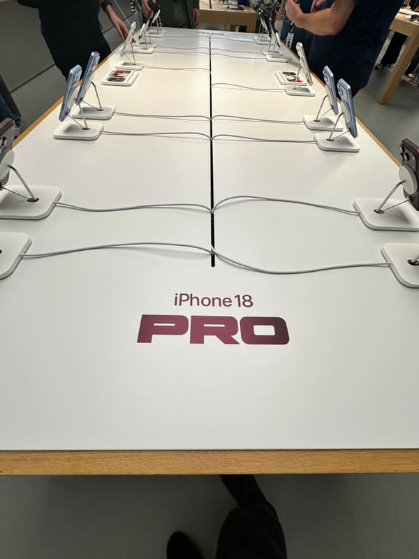 iPhone 18 Launch Day at Apple Store, Cardiff - 18 September 2026